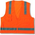 Ergodyne GloWear 8249Z Class 2 Economy Surveyors Vest, Orange, S/M 24013